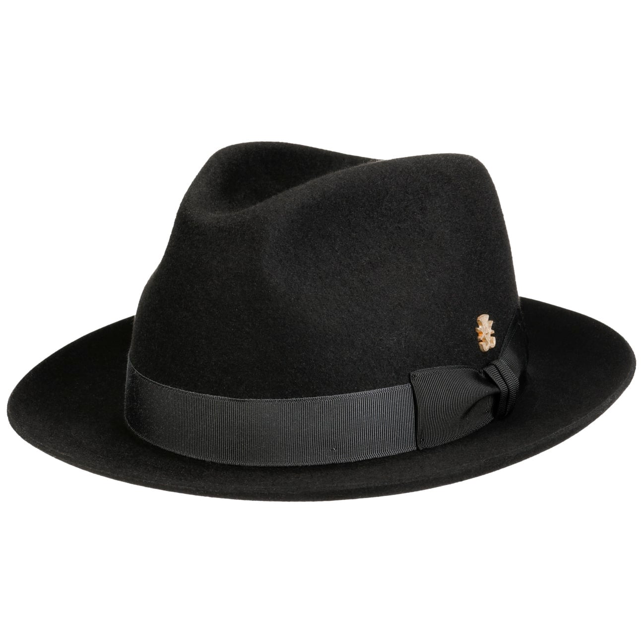 Chapeau en Feutre de Poils Premium Zechbauer schwarz 4