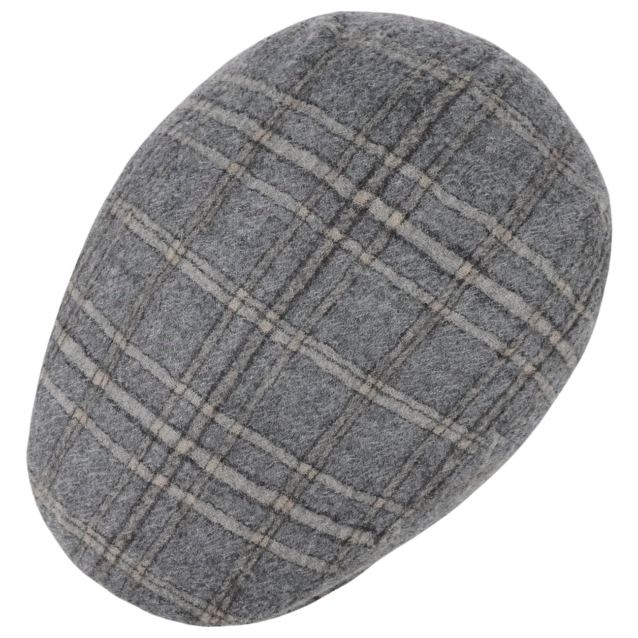 Merlino Casual Flat Cap med Øreklaffer grau-blau 2