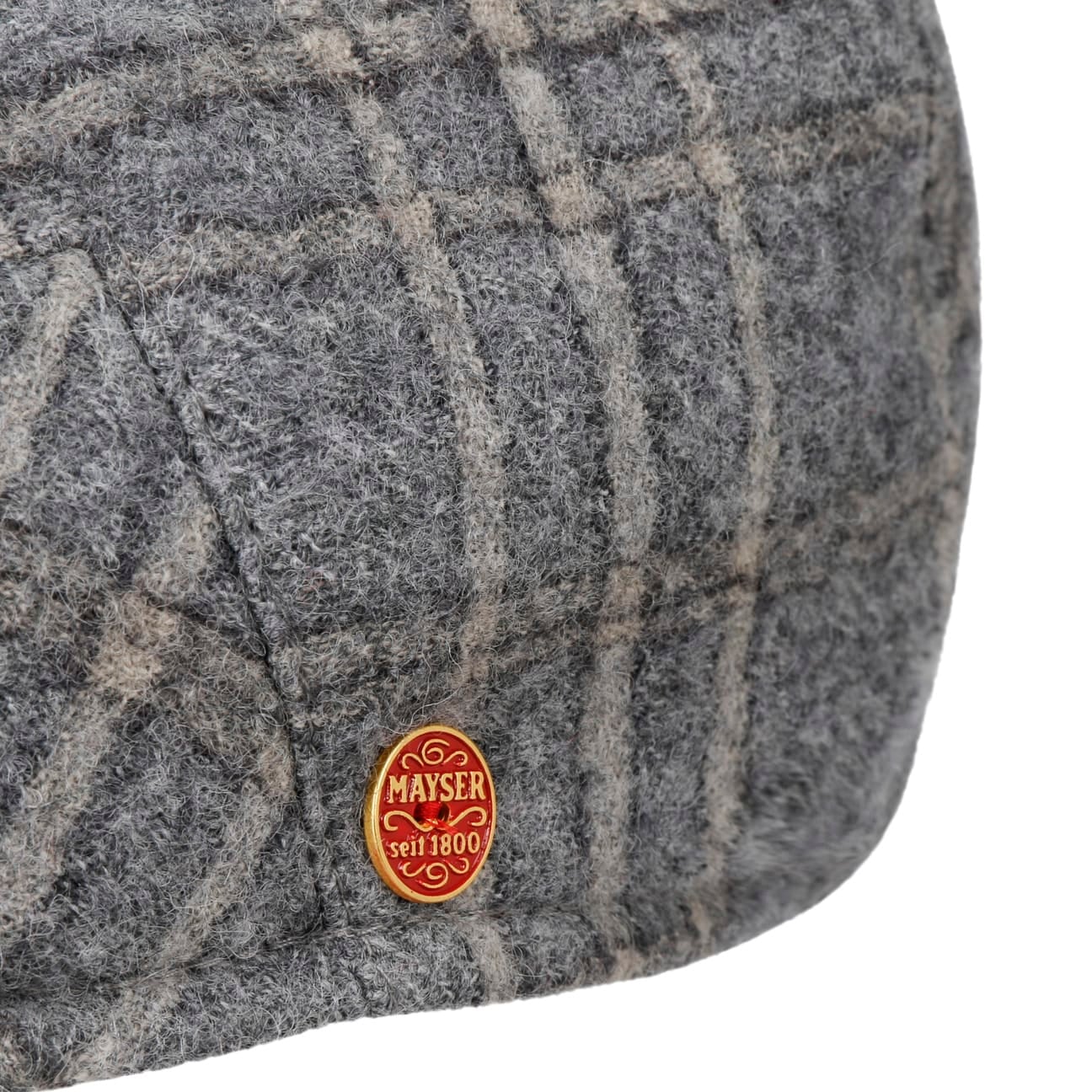 Merlino Casual Flat Cap med Øreklaffer grau-blau 5