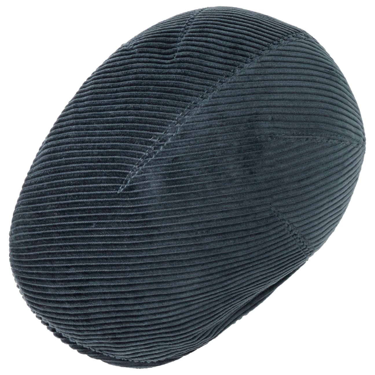 Sidney Cross Cord Flat Cap blau 3