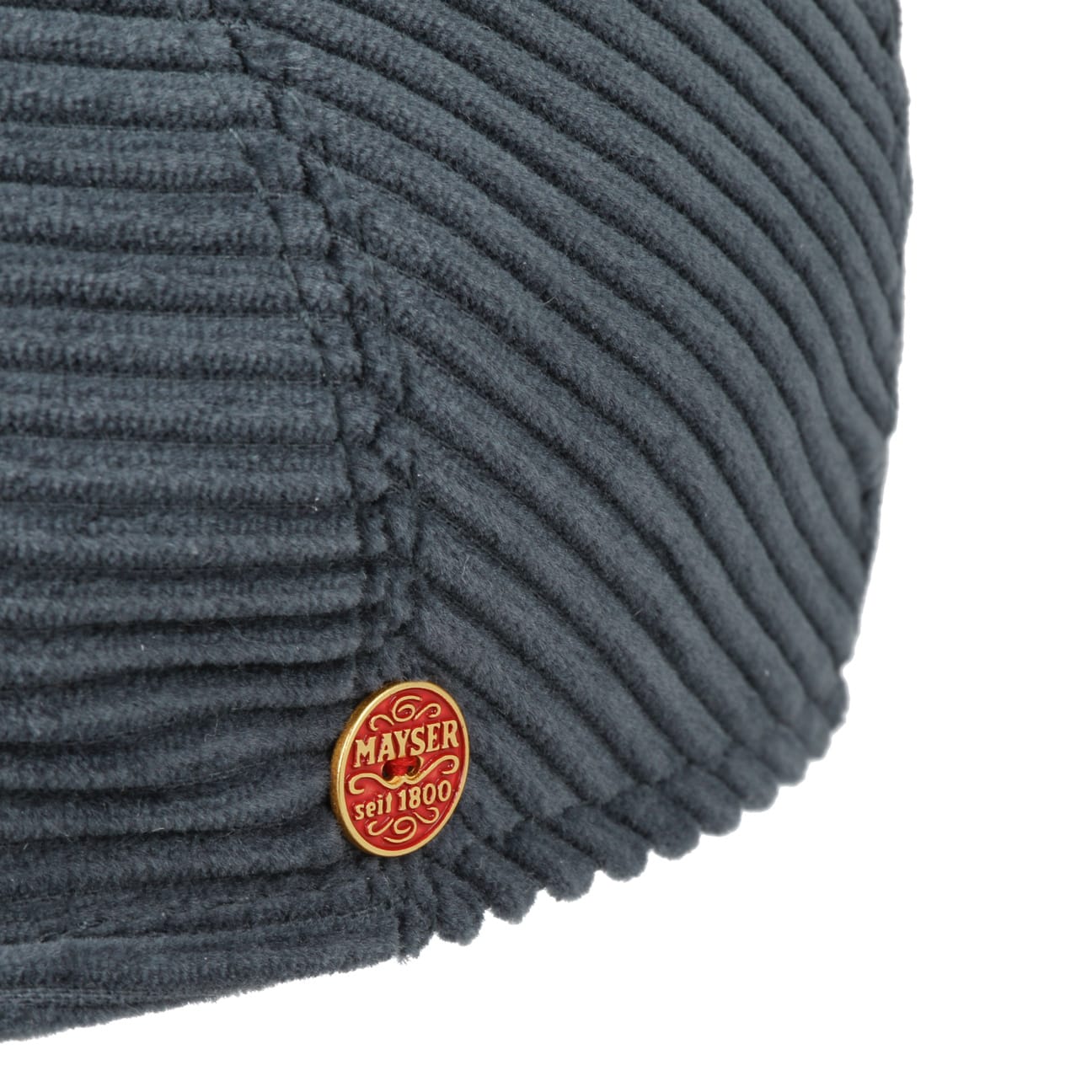 Sidney Cross Cord Flatcap blau 5