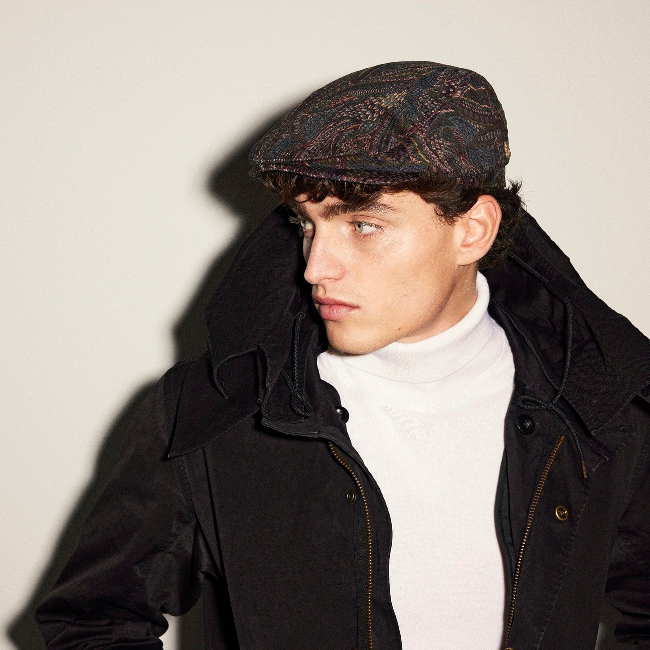 Casquette plate cordon paisley Zechbauer Modell 1