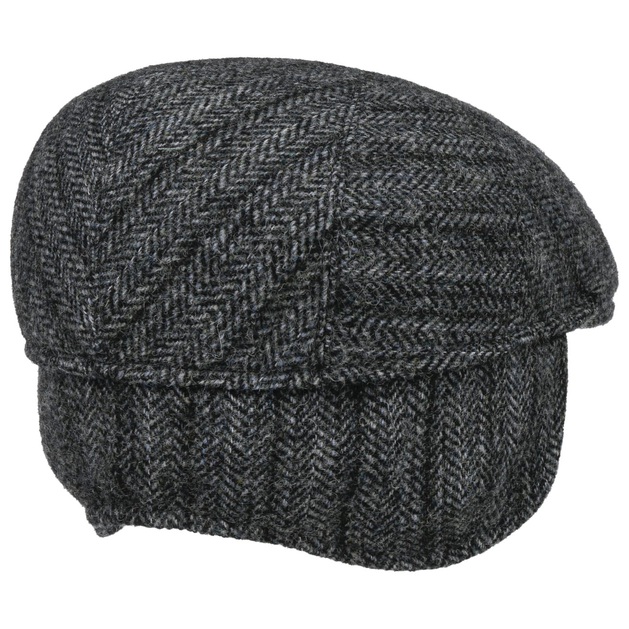 Sidney Wool Flat Cap With Ear Flaps grau 6