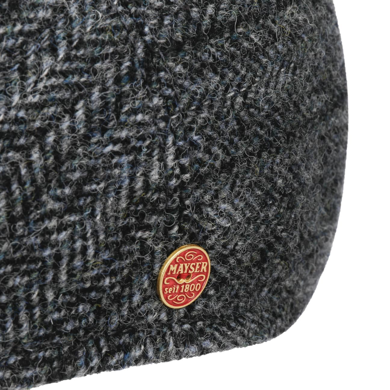 Sidney Wool Flat Cap With Ear Flaps grau 7