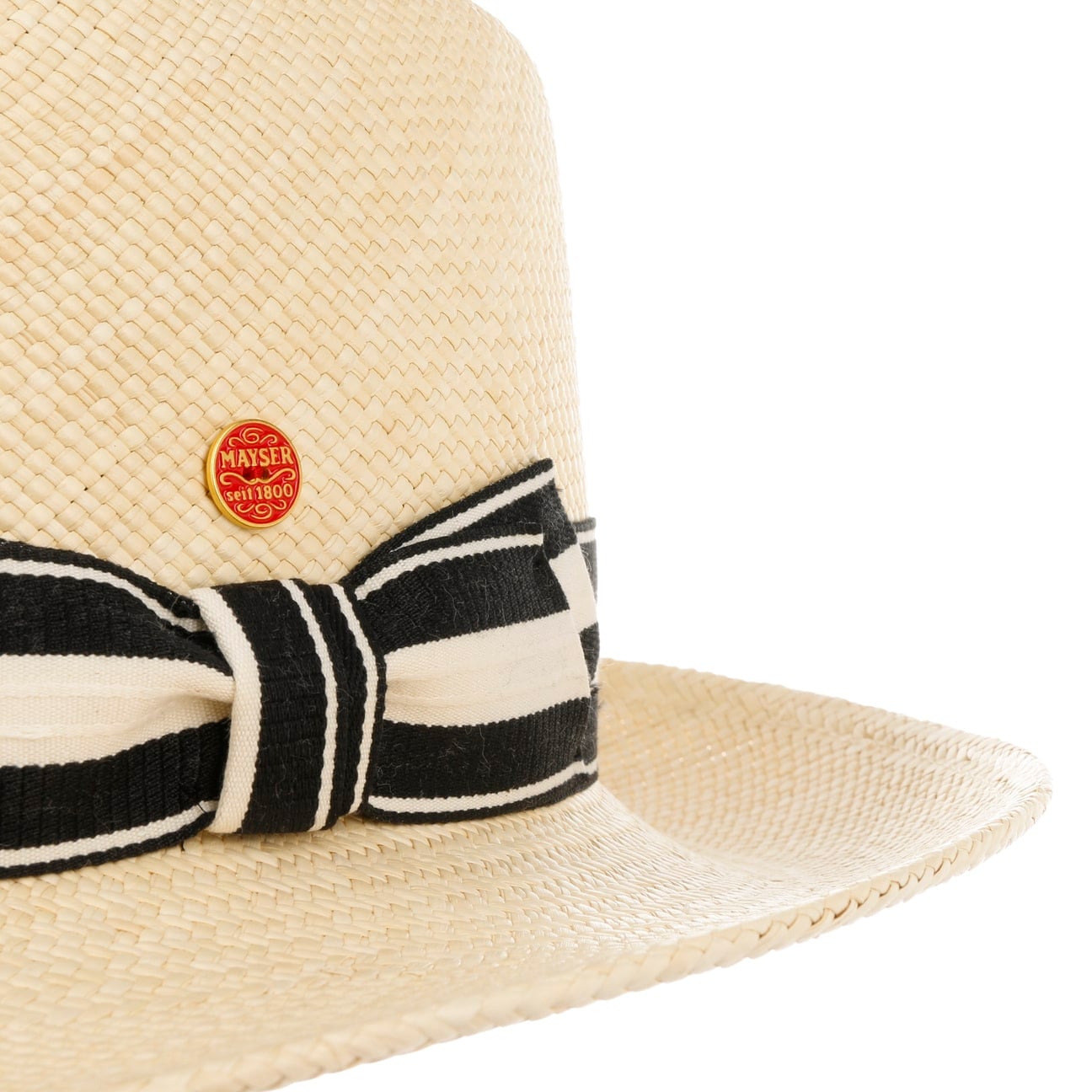 Chapeau Panama Varelo Bogart natur-schwarz 5