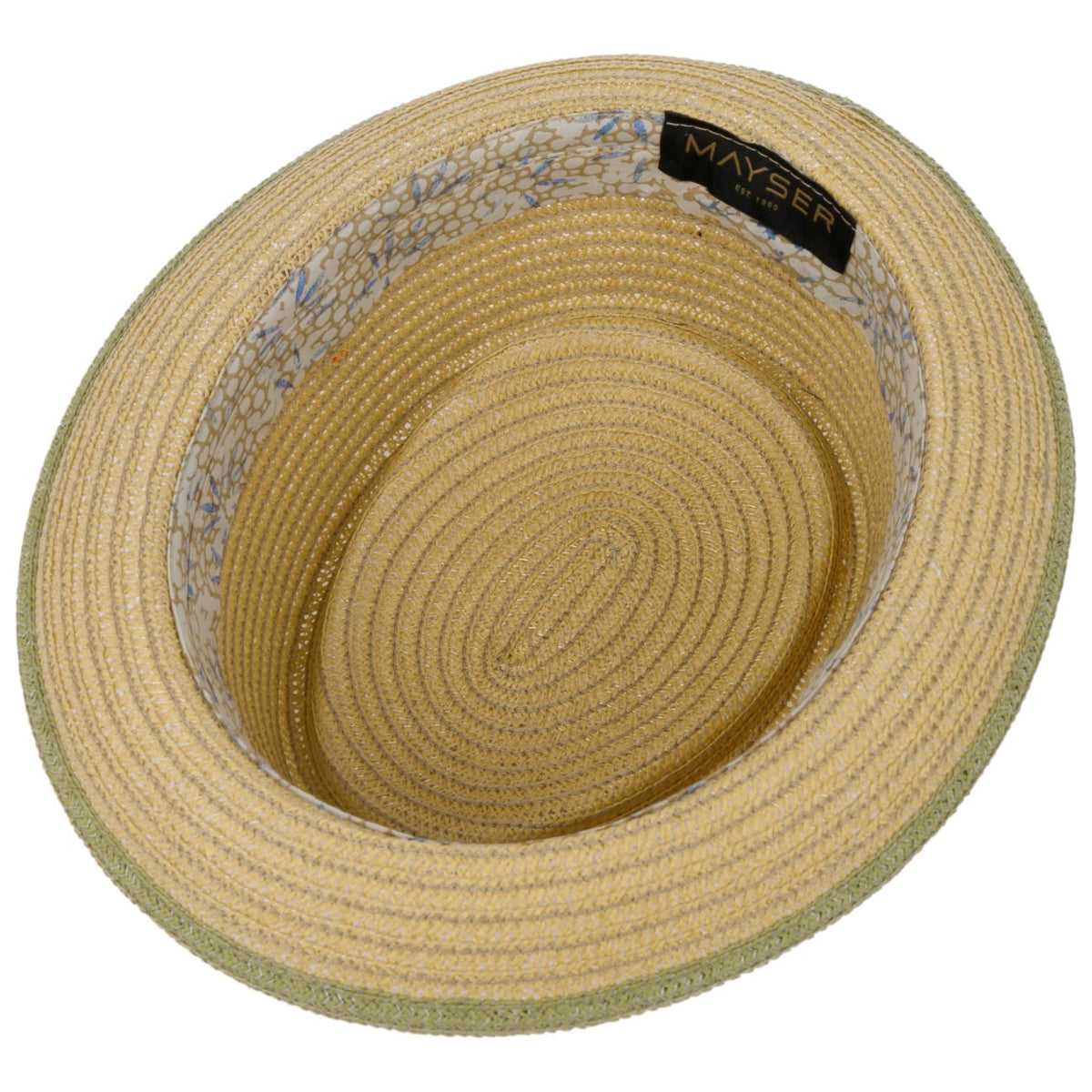 Colour Band Pork Pie Strohoed beige 4