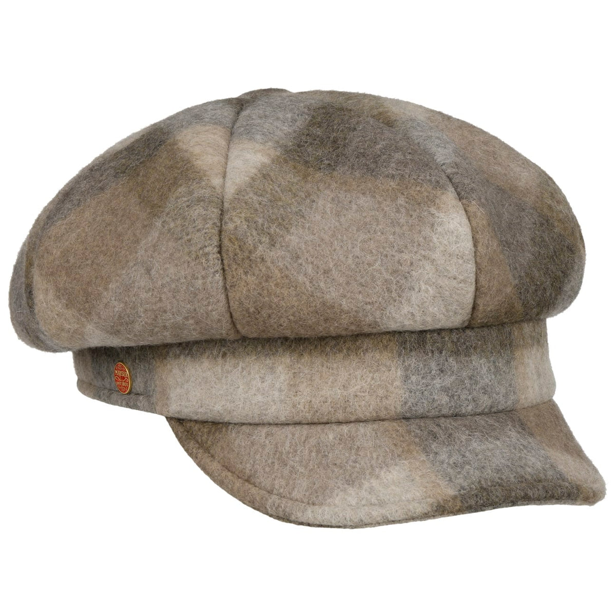 Cia Alpaca Newsboy Cap hellbeige 1