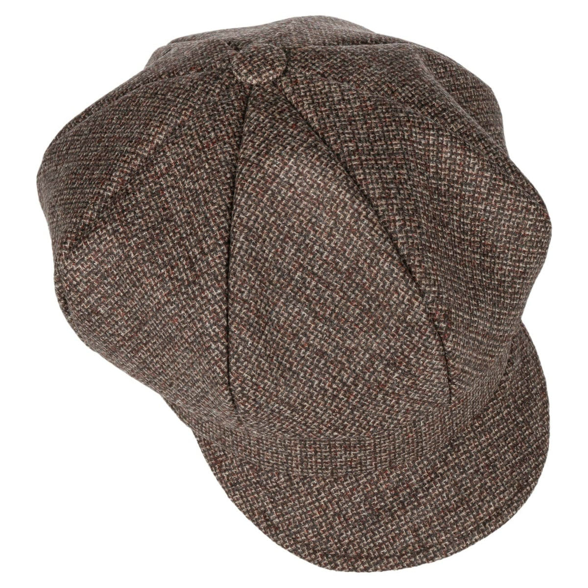 Cia Classic Tweed Newsboy Cap braun 2