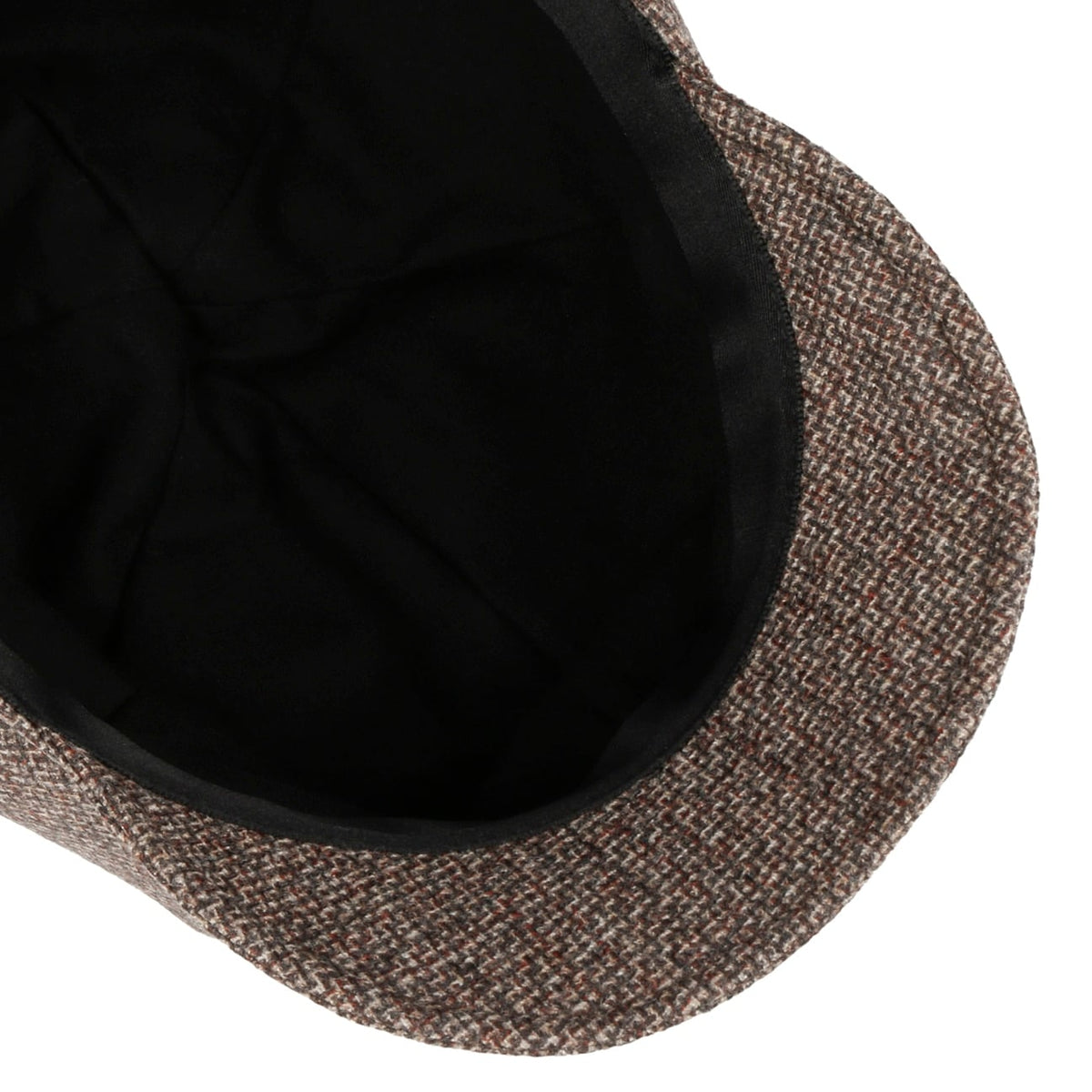 Cia Classic Tweed Newsboy Cap braun 3