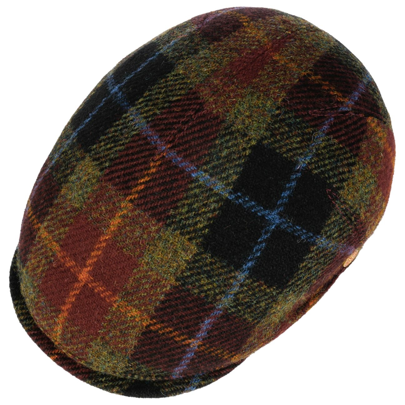Sidney Harris Tweed Flatcap bordeaux 3