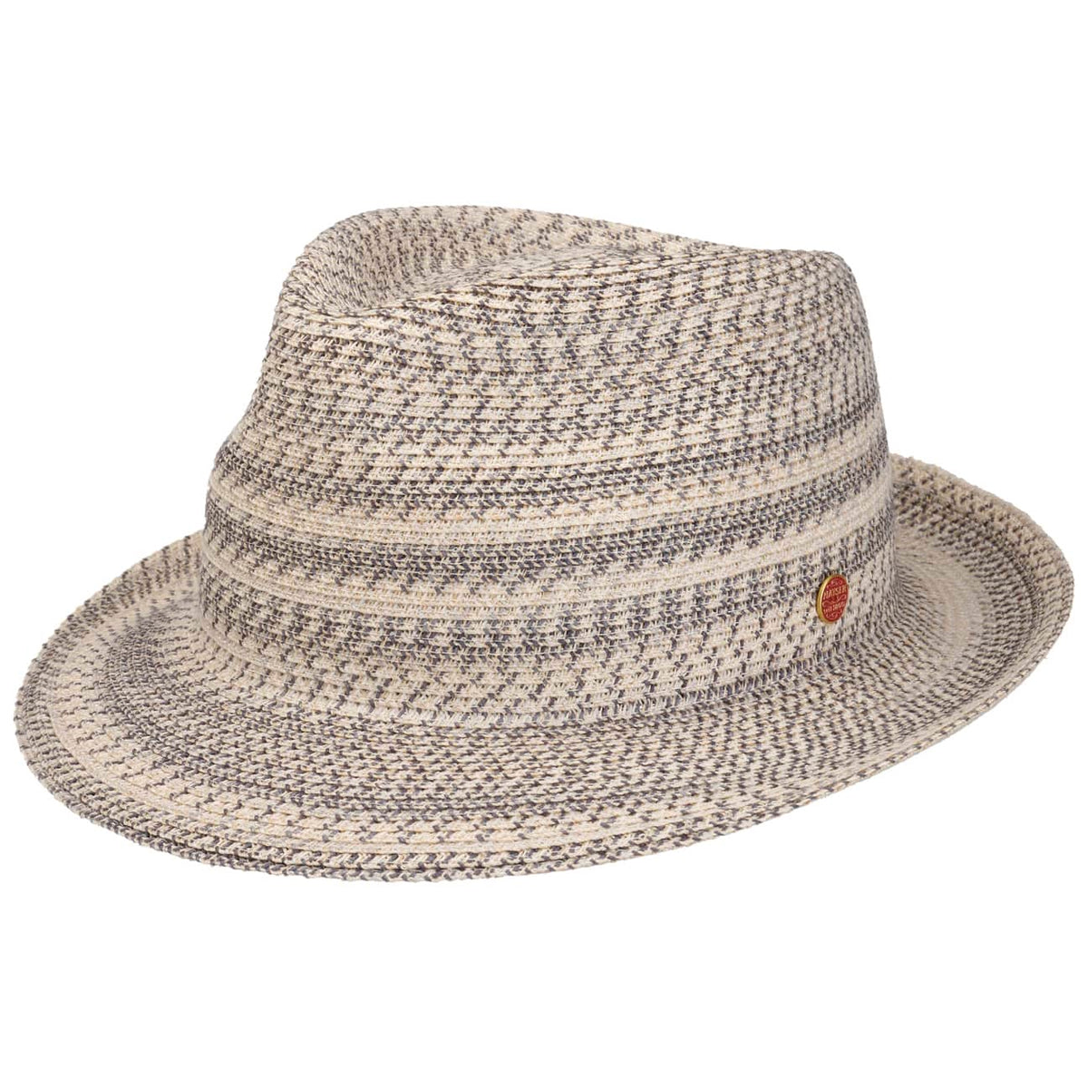 Maleo Twotone Strohoed beige-grau 1
