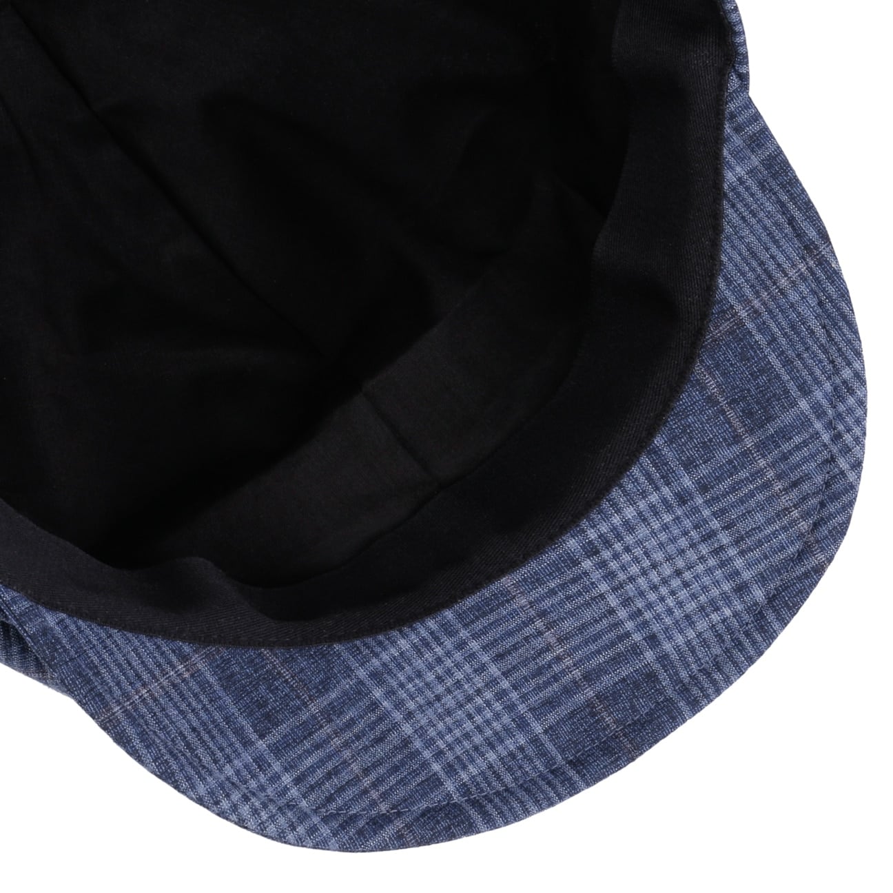 Anja check ballong cap blau 3