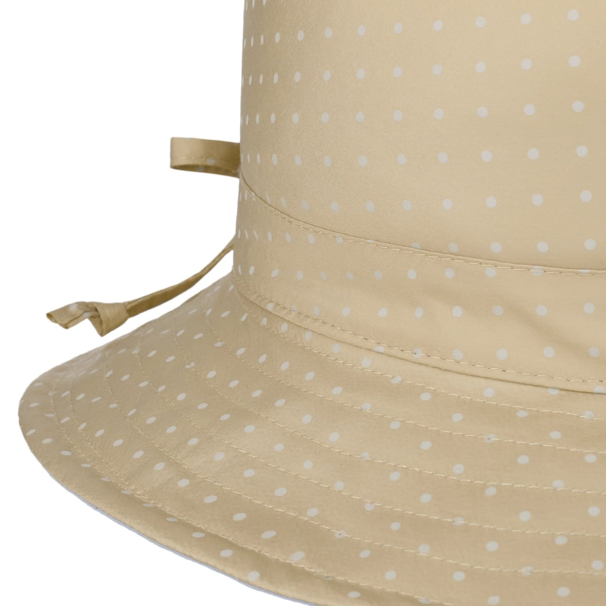 Small Dots Vendbar Hatt beige 5