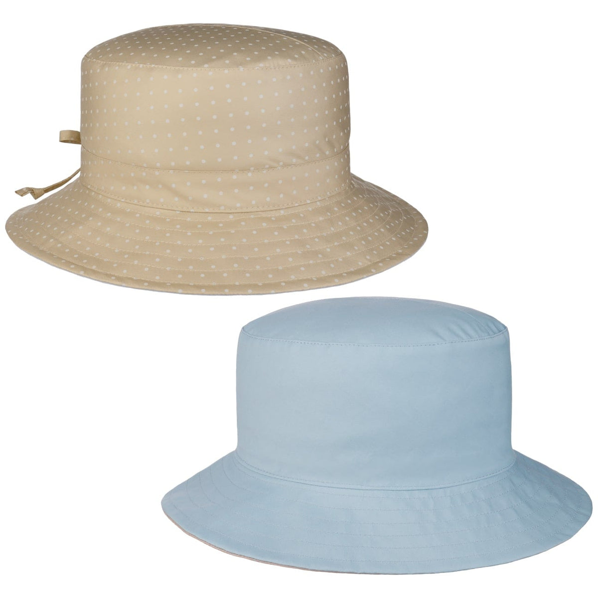Small Dots Vendbar Hatt beige 1