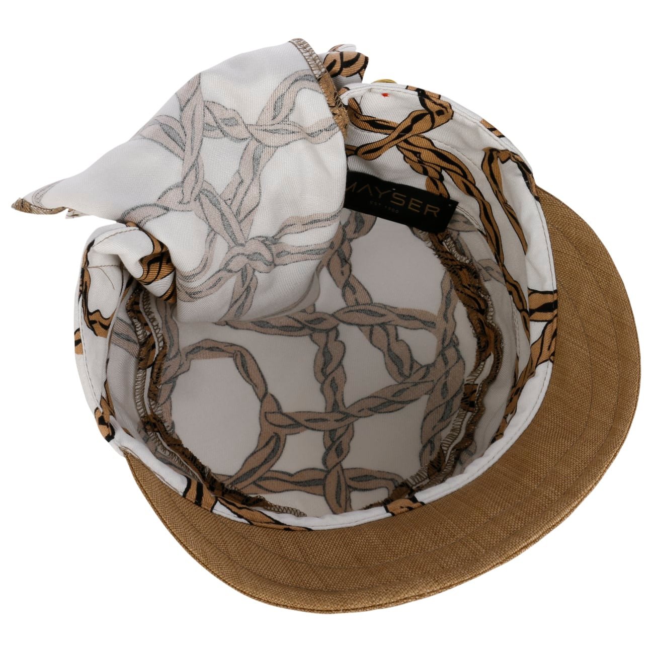 Millie Graphics Bandana Cap beige 3