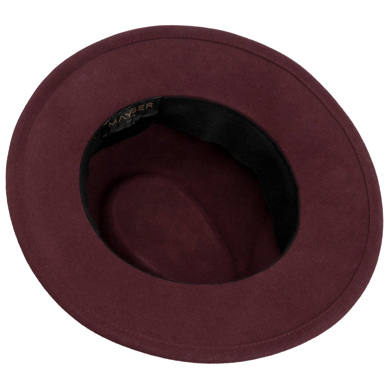 Pita Wollhut mit Kaschmir bordeaux 2