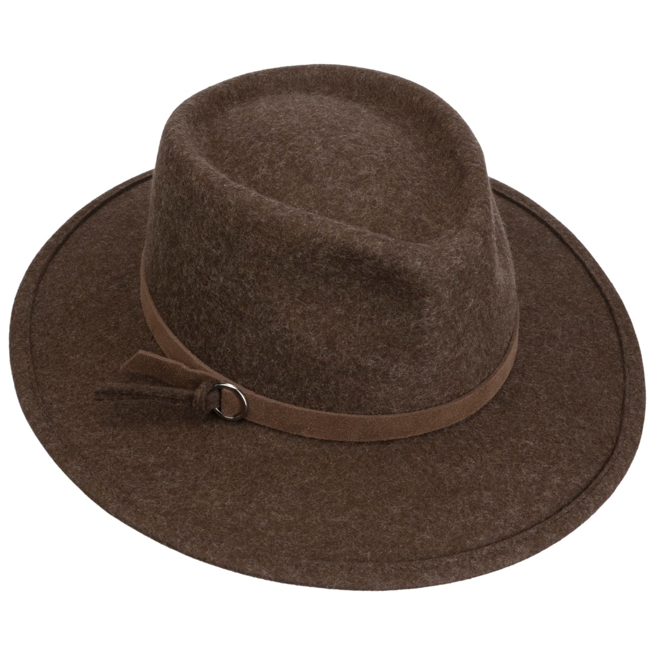 Leo Trekking Damehatt braun-meliert 2
