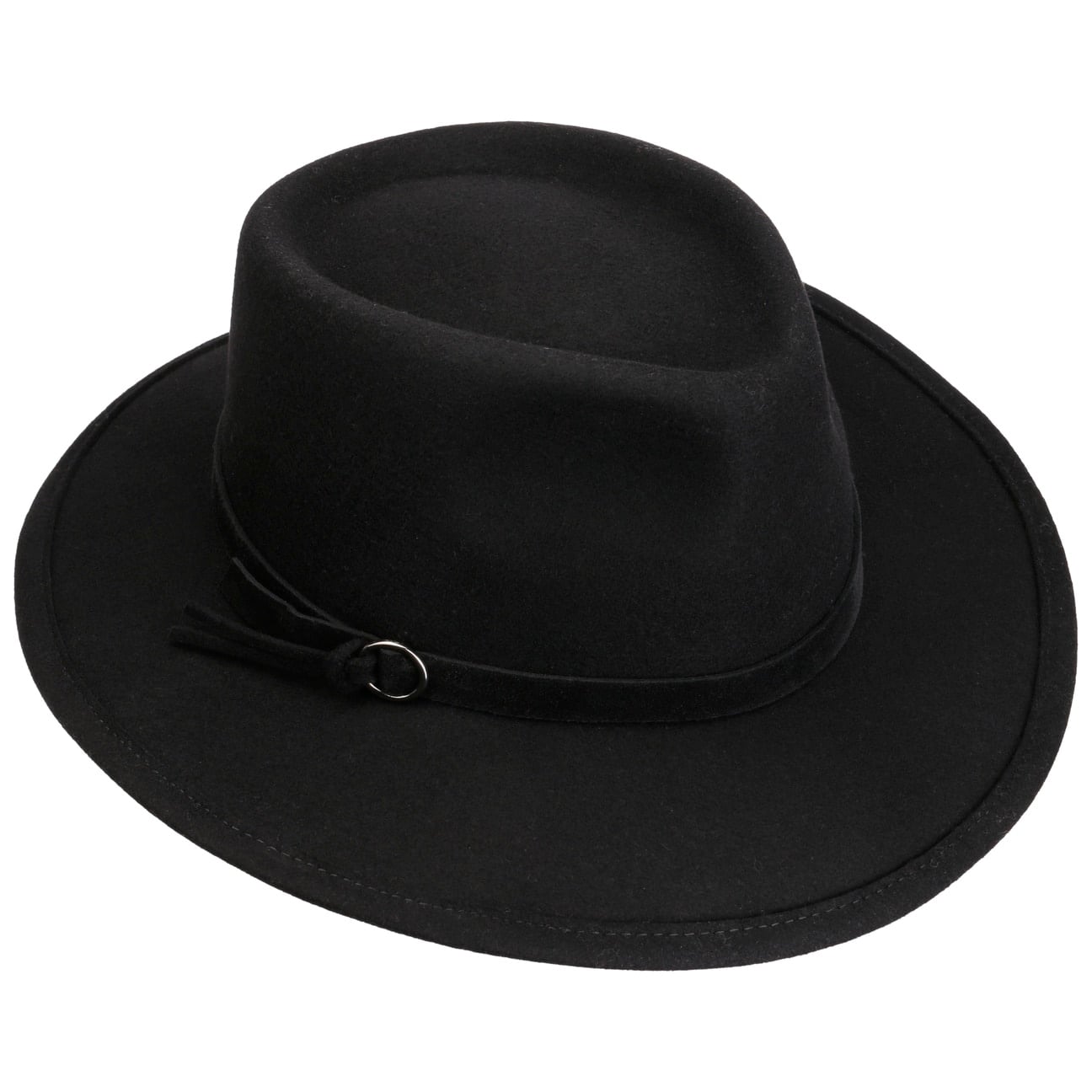 Leo Trekking Damehatt schwarz 7
