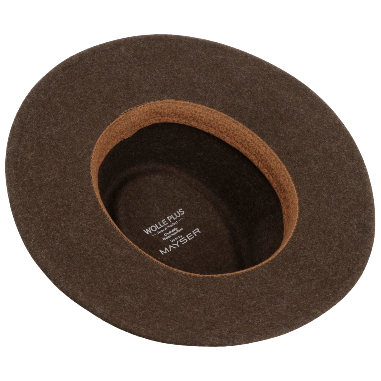 Leo Trekking Damehatt braun-meliert 3