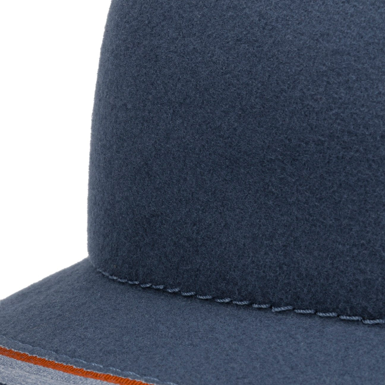 Nane Contrast Wollen Hoed blau 5