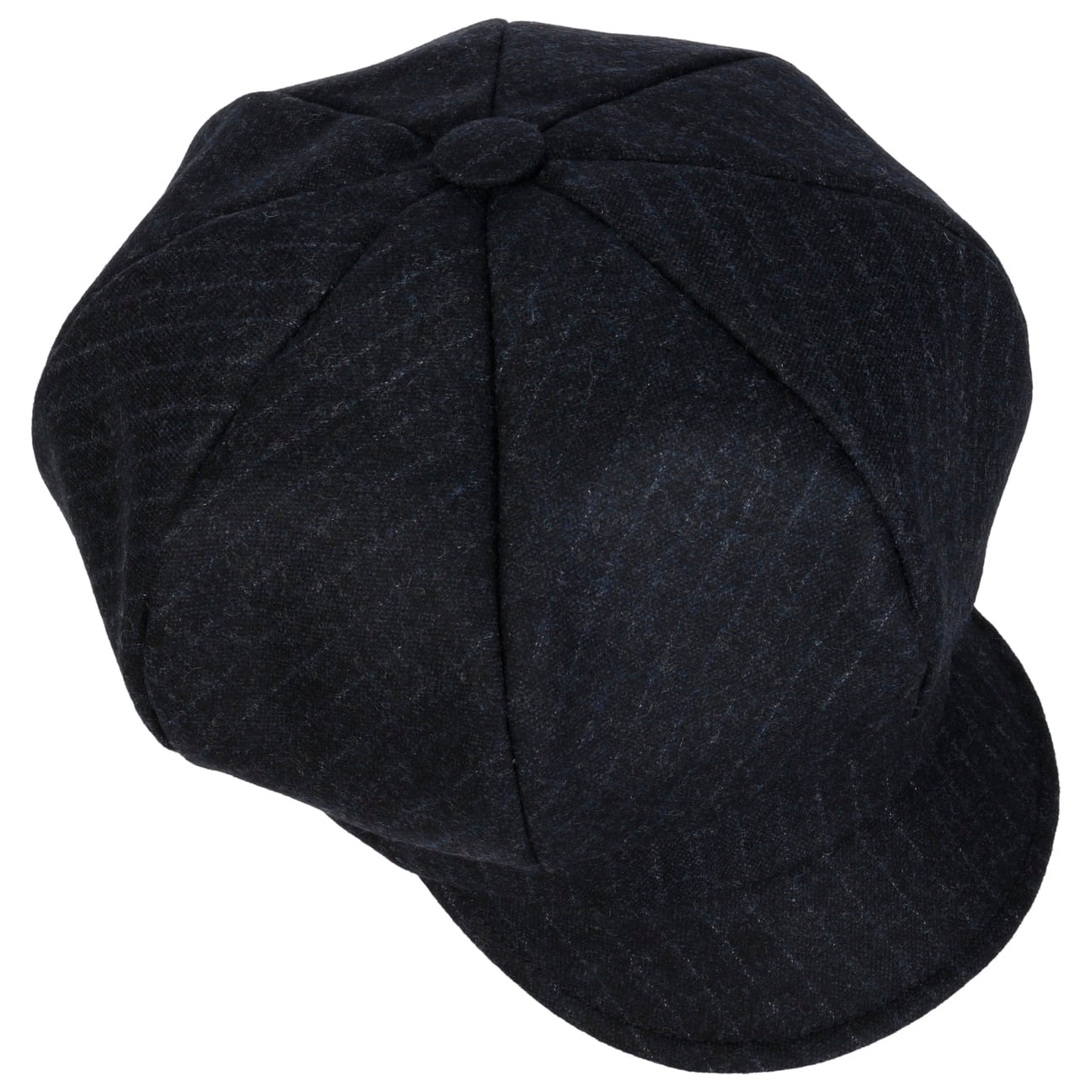 Camilla Pinstripe Newsboy Cap dunkelblau 2