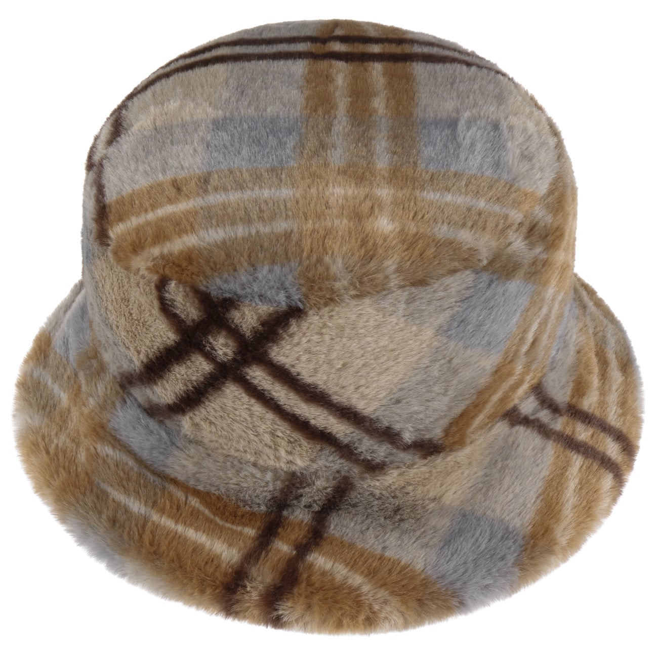 Philippa Plush Bucket Fabric Hat beige 2