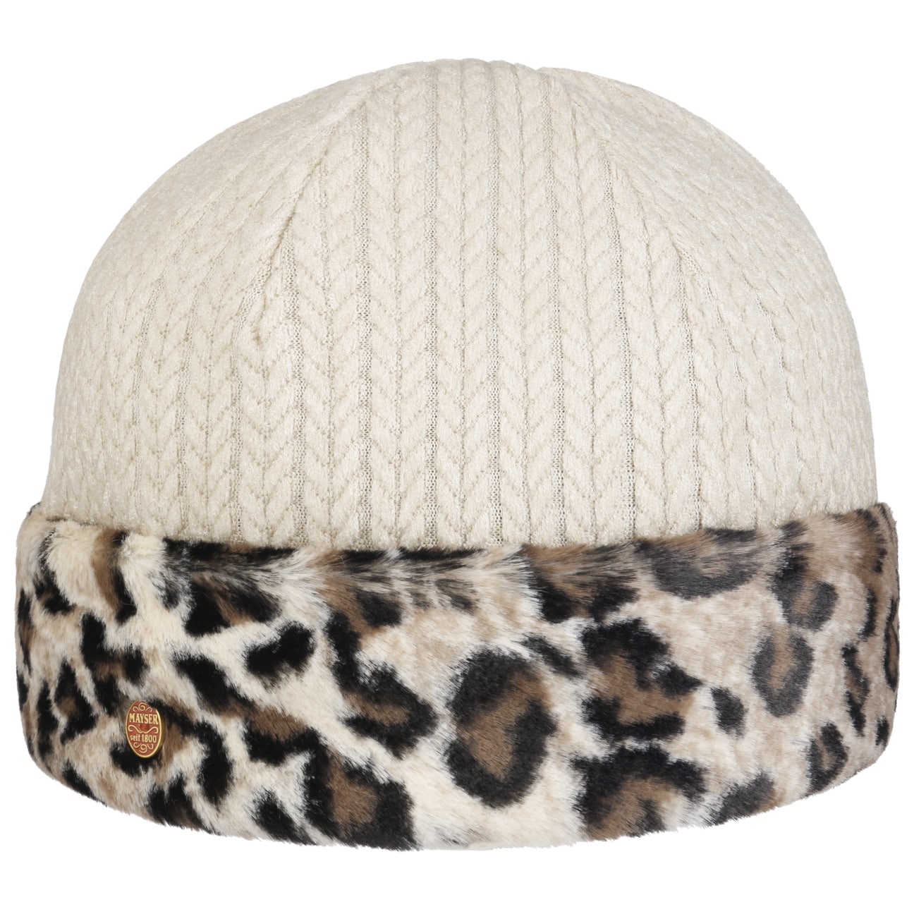 Joyce Leo Mütze beige 1