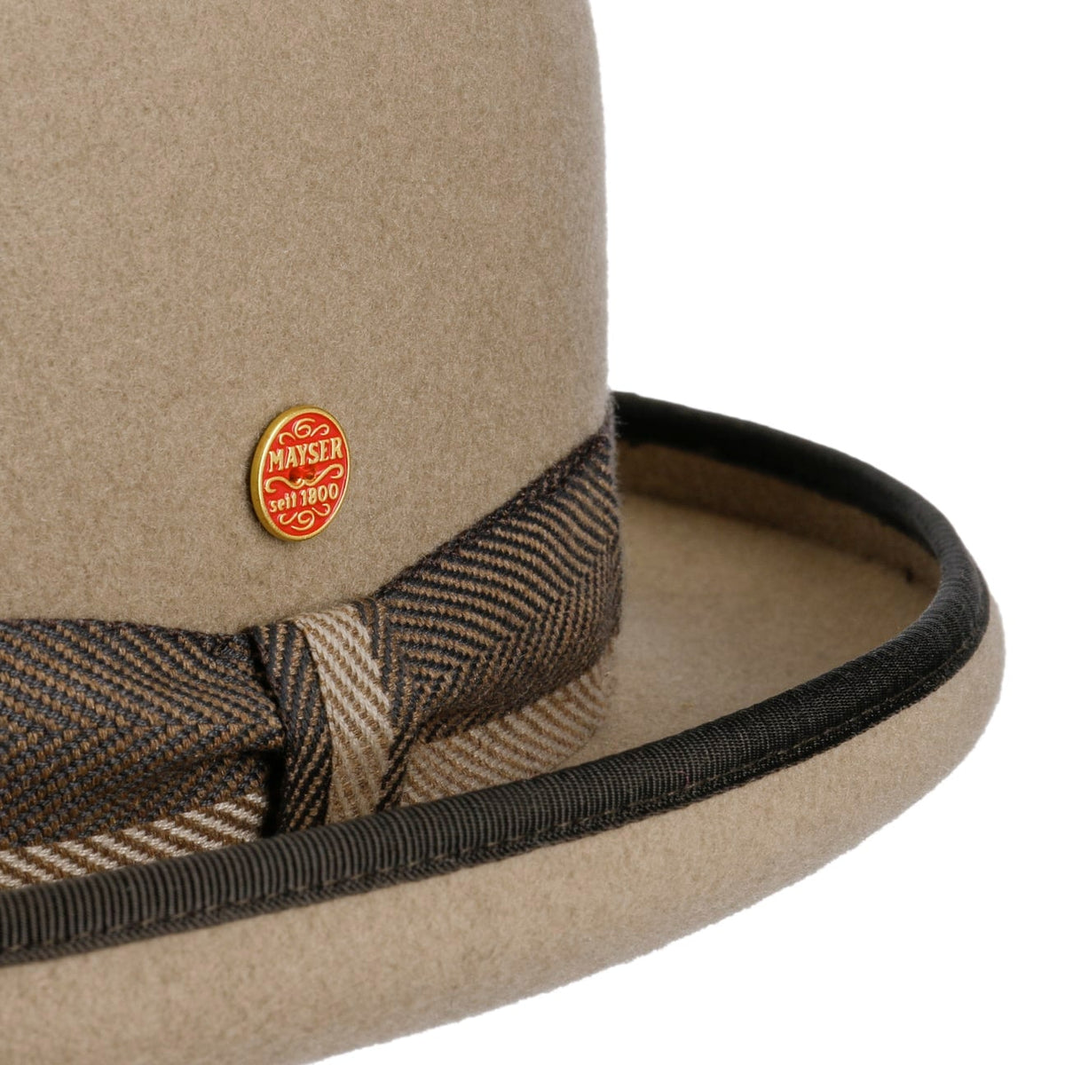 Connor Twotone plommonstop beige 4