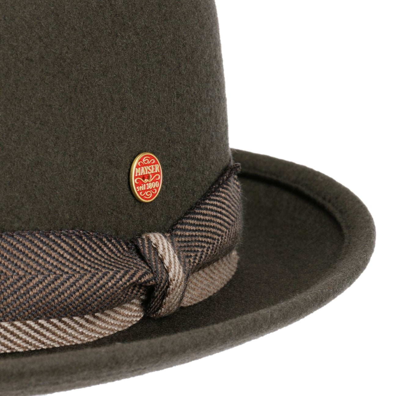 Andy Classic Pork Pie Ullhatt taupe 8