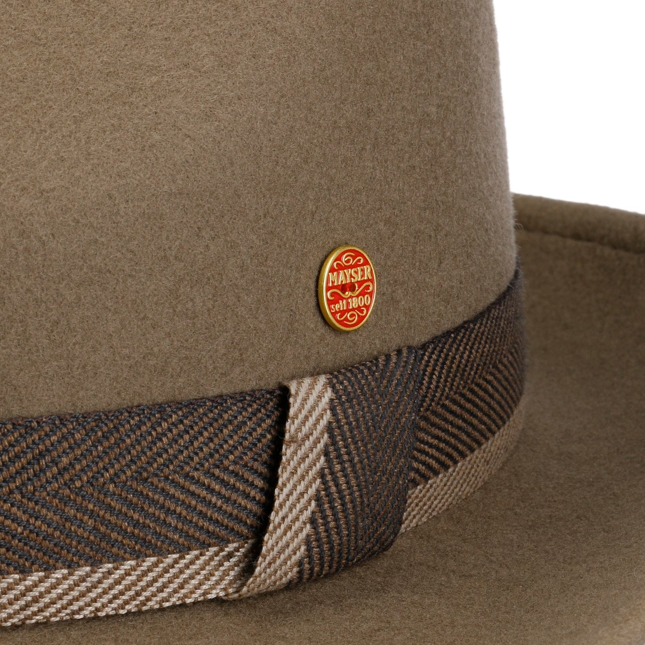 Jonathan Wool Bogart Hoed taupe 4