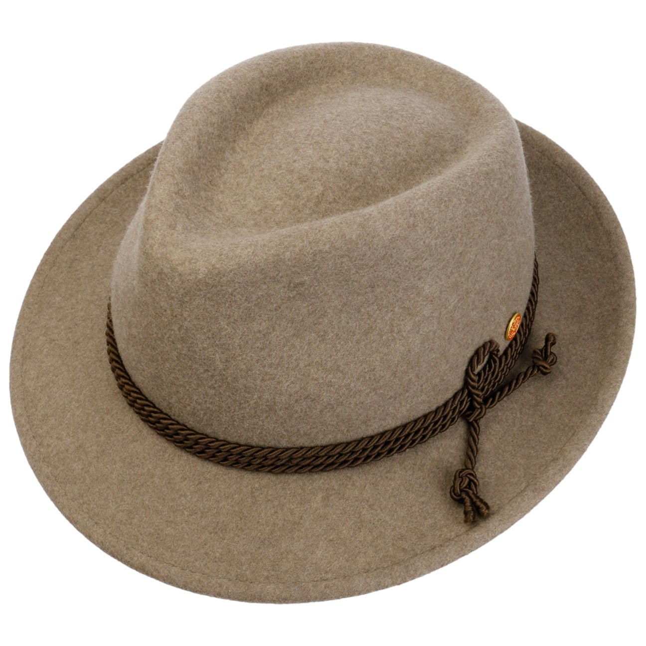 Maleo Trilby folklorehatt beige-meliert 2