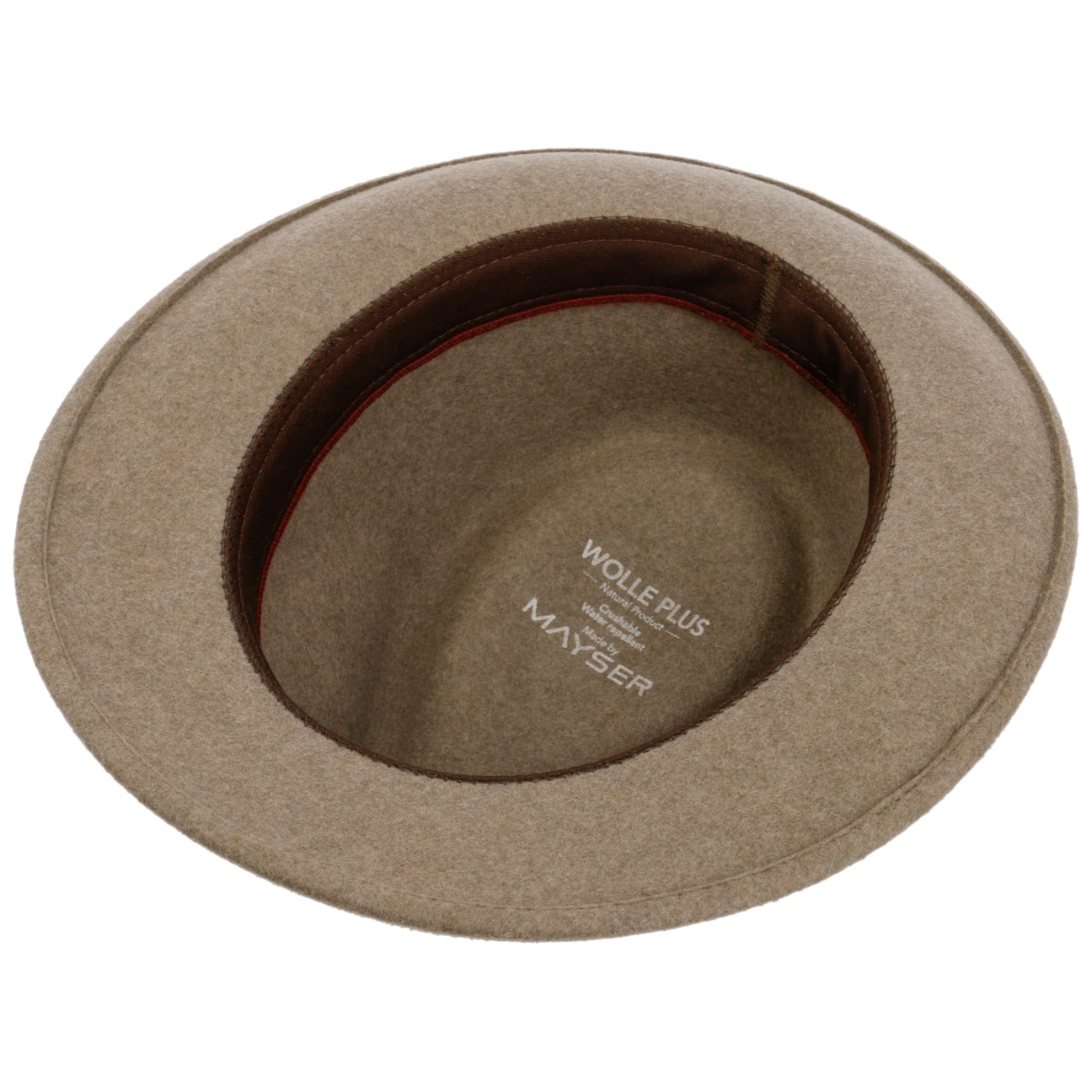 Maleo Trilby folklorehatt beige-meliert 3
