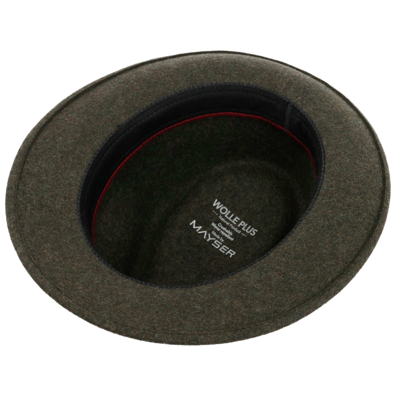 Maleo Trilby folklorehatt oliv-meliert 7