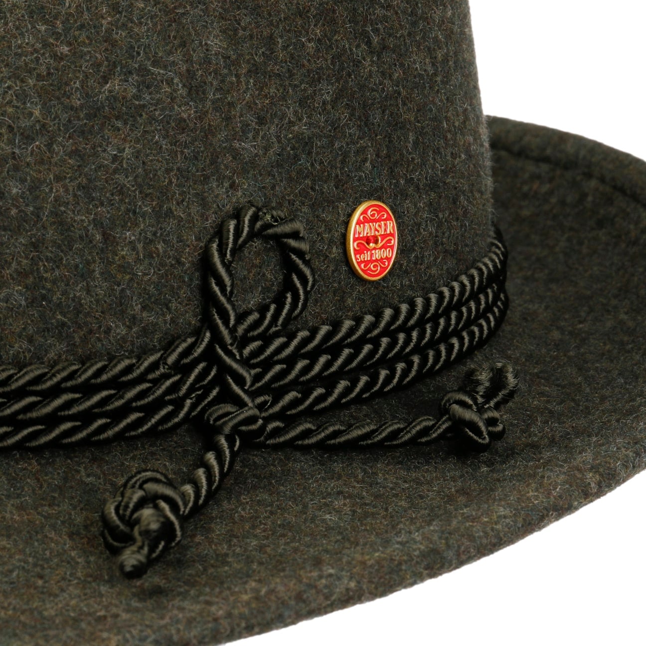 Maleo Trilby folklorehatt oliv-meliert 8