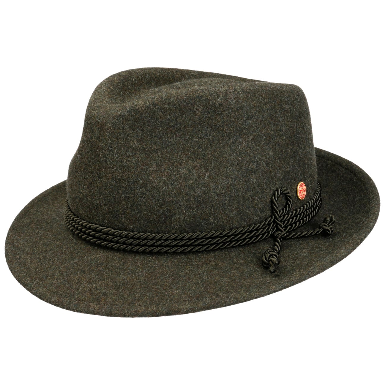 Maleo Trilby folklorehatt oliv-meliert 5