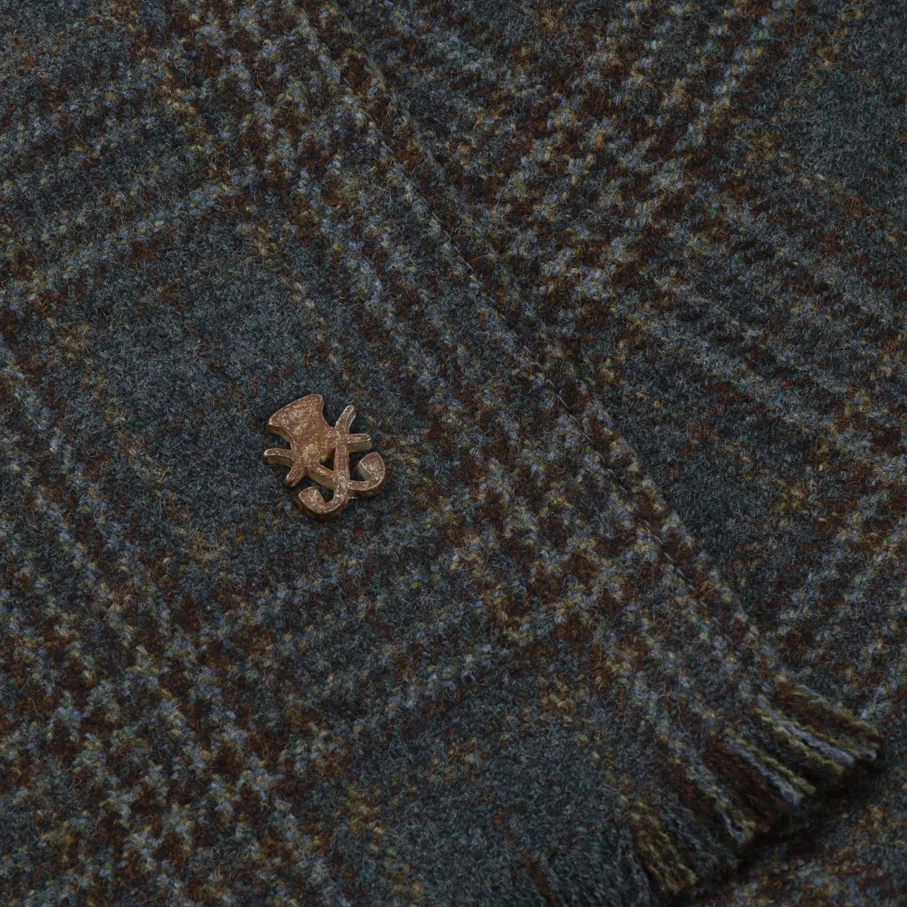 Sciarpa in Lana Marzio Zechbauer braun-blau 2