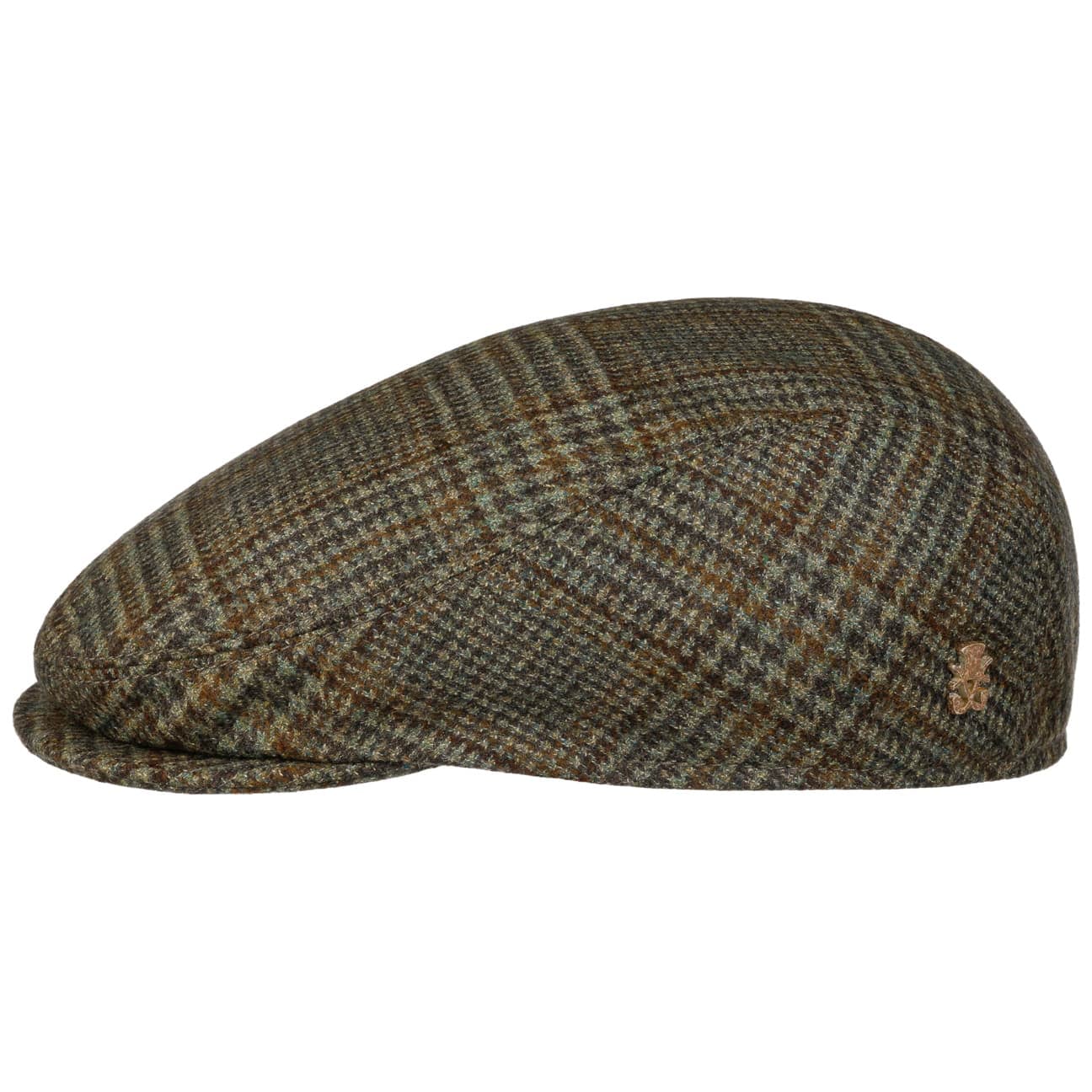 Timon Virgin Wool Flat Cap oliv 1