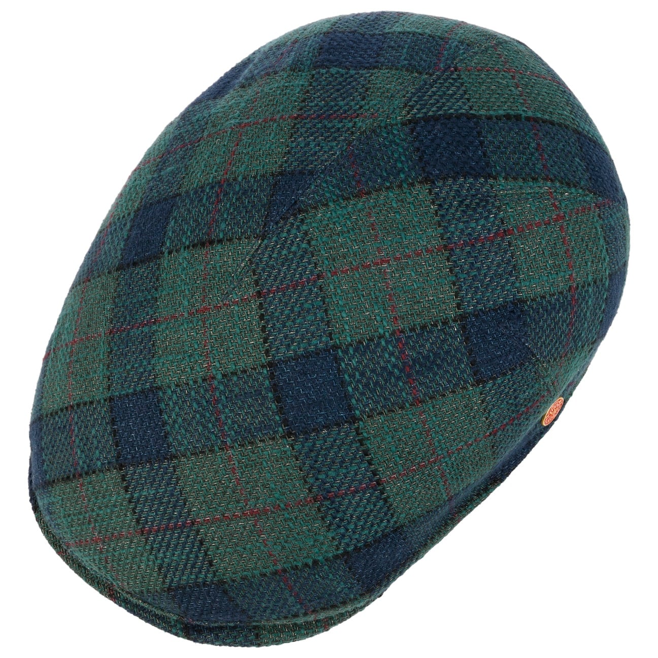 Sidney Blackwatch Flat Cap grün-blau 2