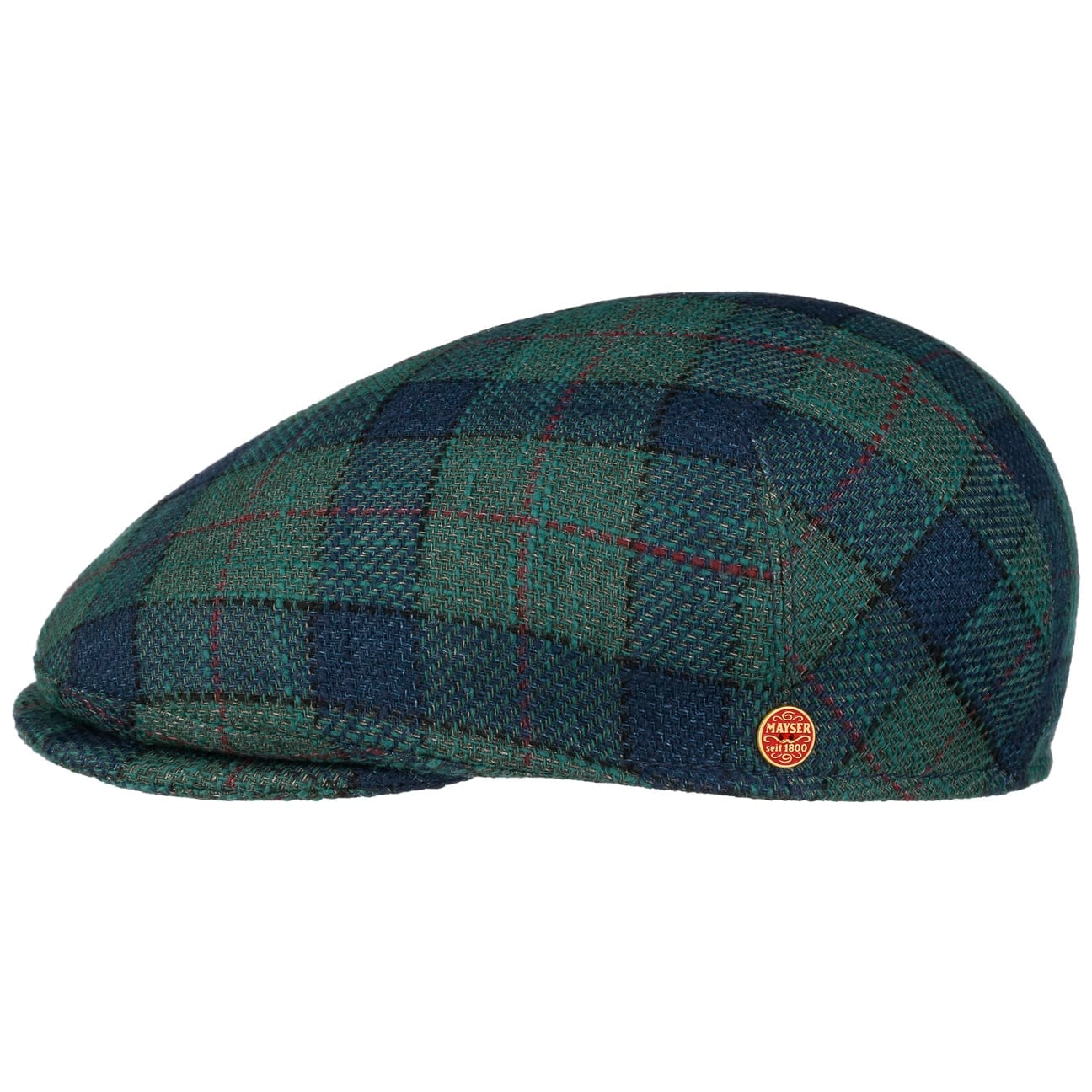 Sidney Blackwatch Flat Cap grün-blau 1