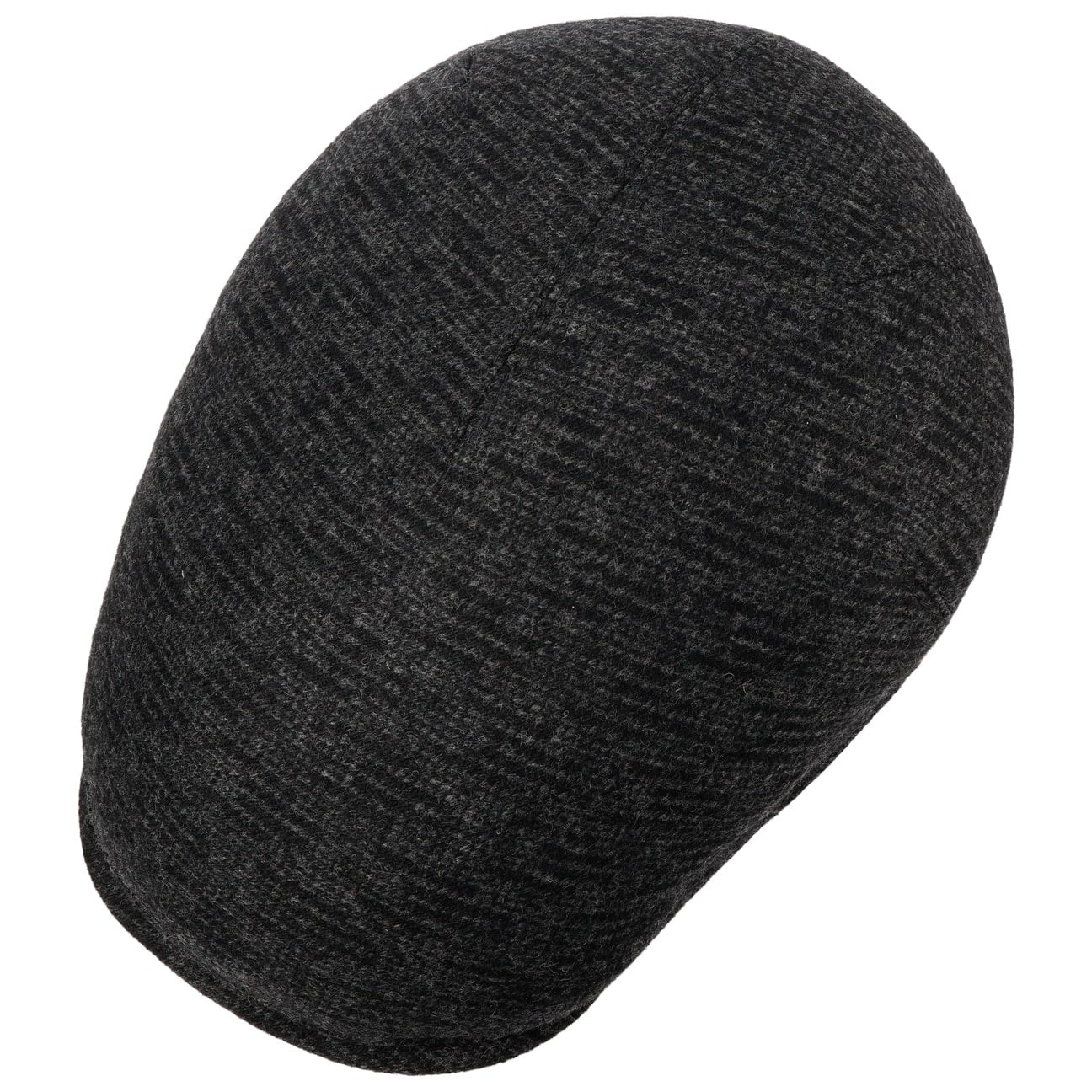 Sidney Wool Ear Flaps Flat Cap anthrazit 2