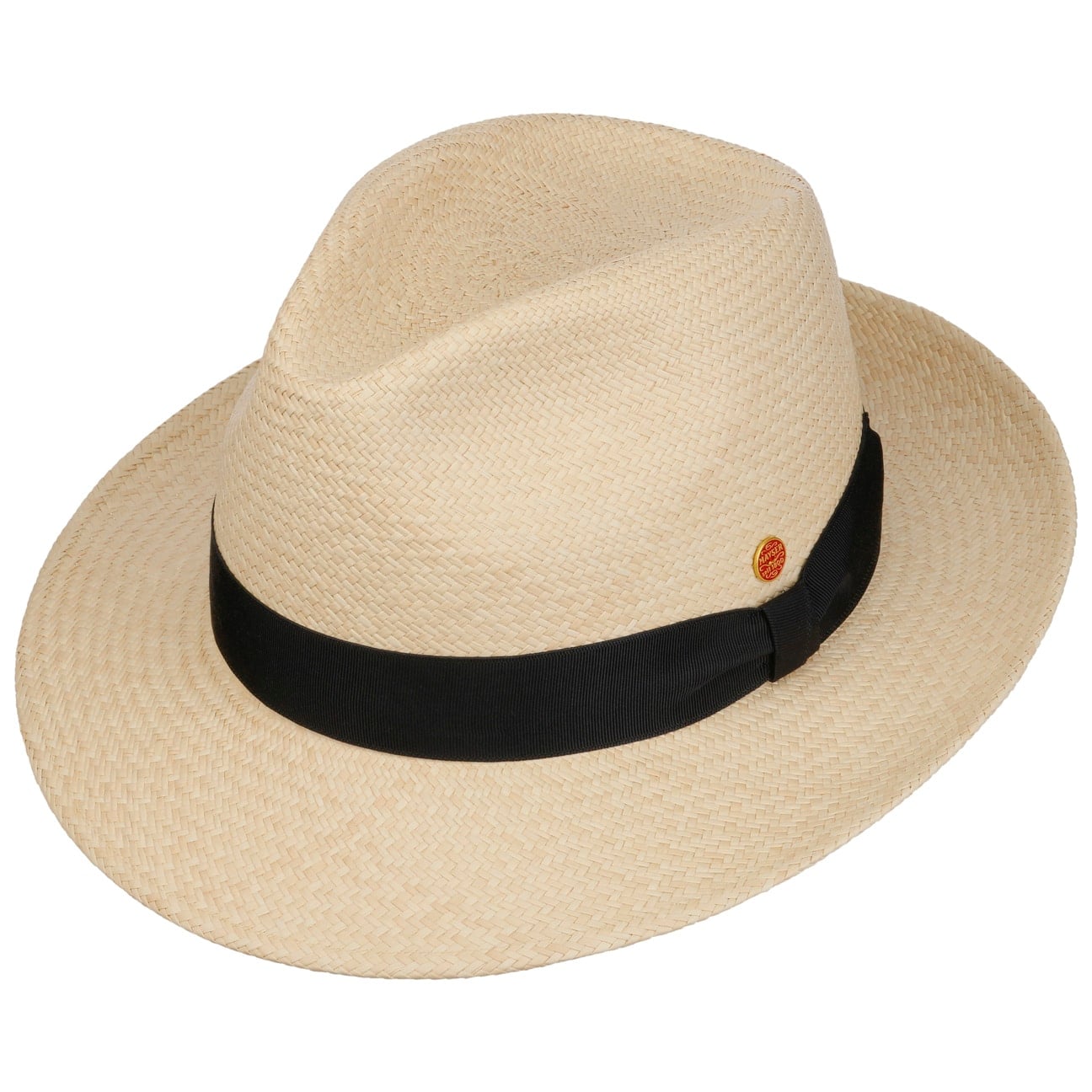 Torino Striped Band Panama-Hatt natur 8