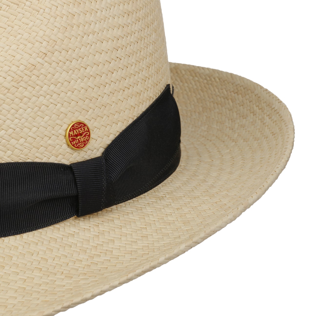 Torino Striped Band Panama-Hatt natur 10