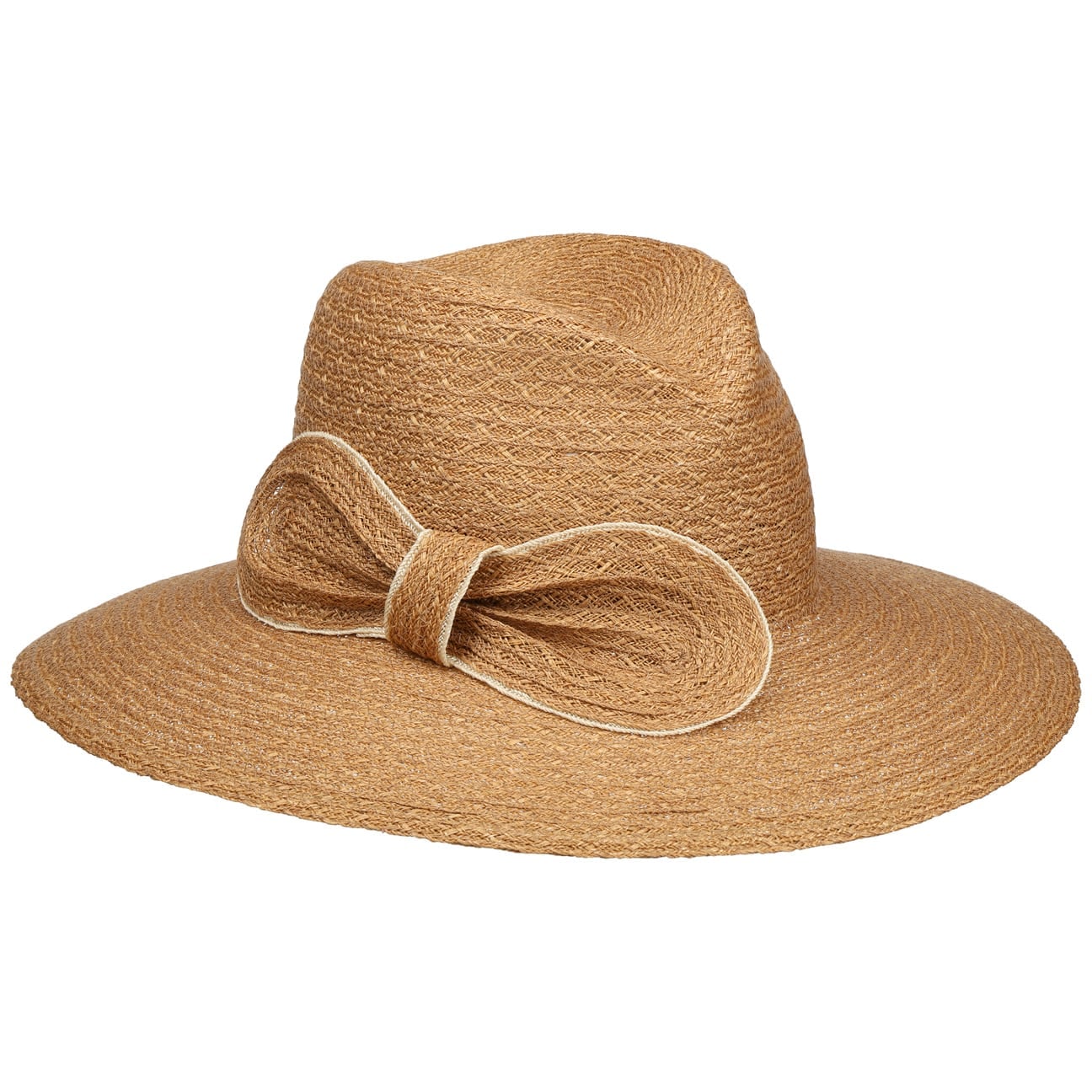 Hilary Hanfhut mit Schleife natur 1