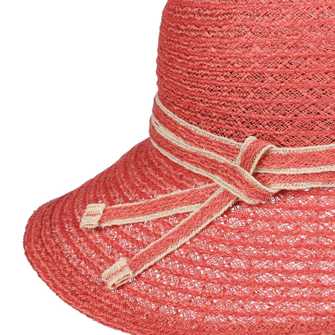 Mandy Varona Hemp Hat koralle 15