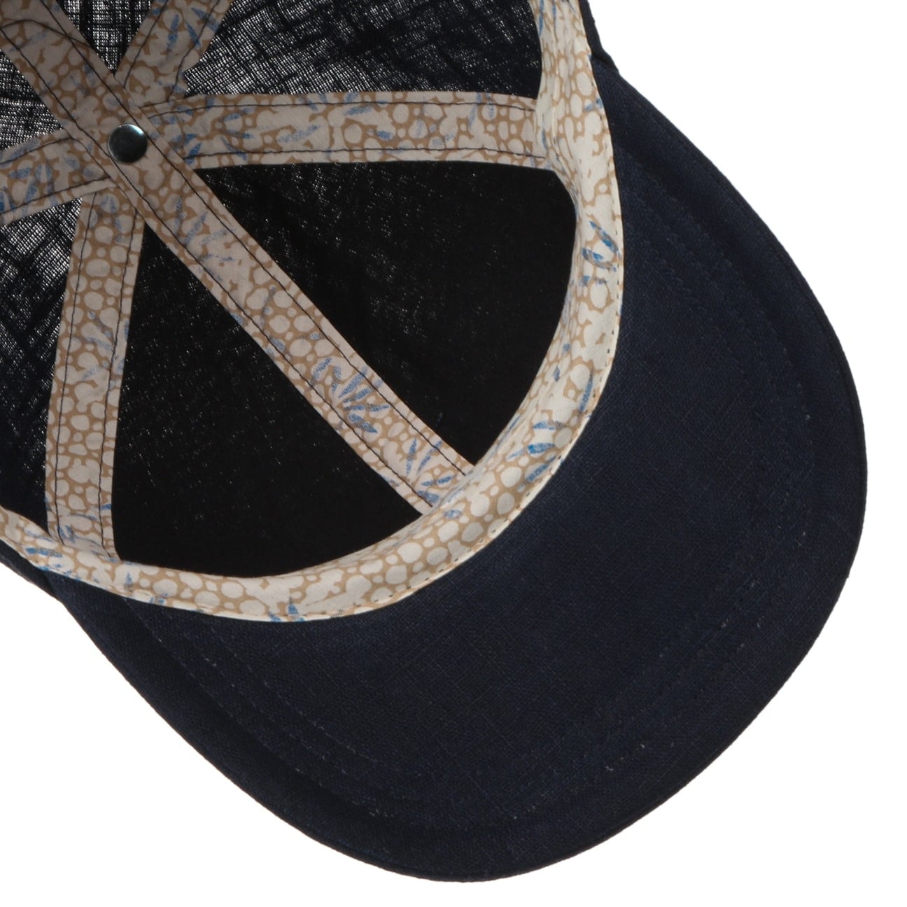 Rosie Linen Cap dunkelblau 3