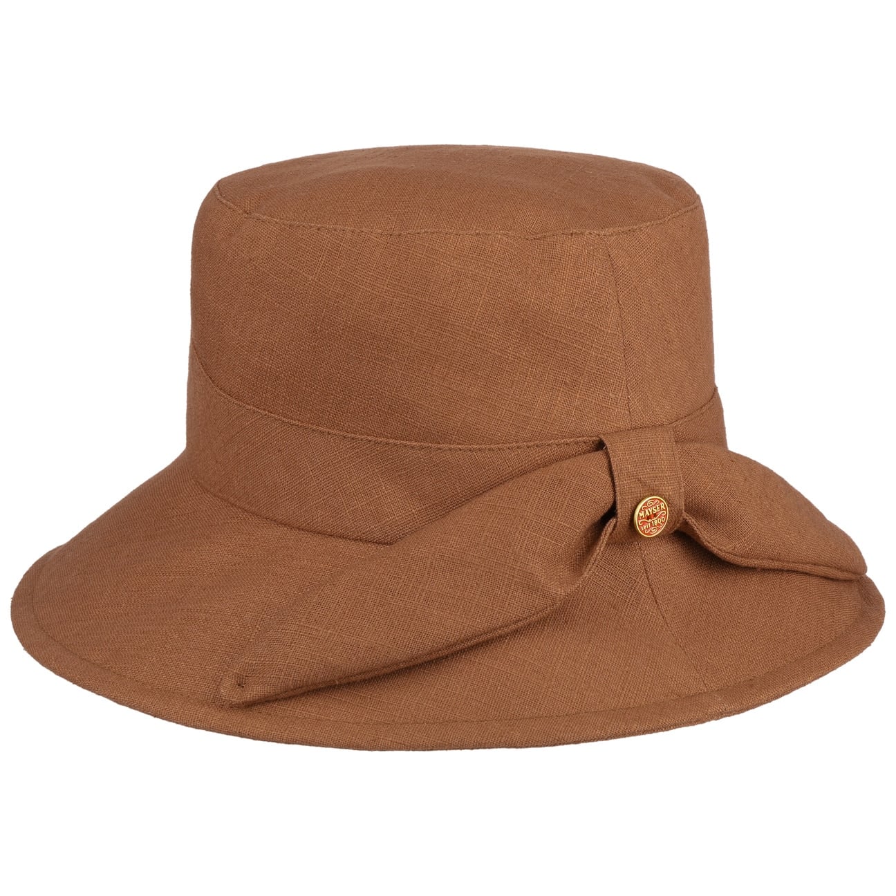 Lavinia Linen Hat braun 4