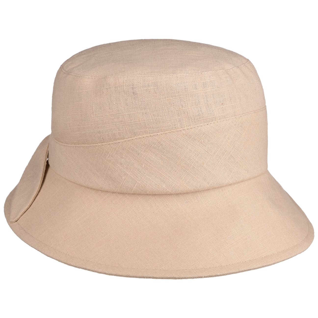 Lavinia Linen Hat hellbeige 7