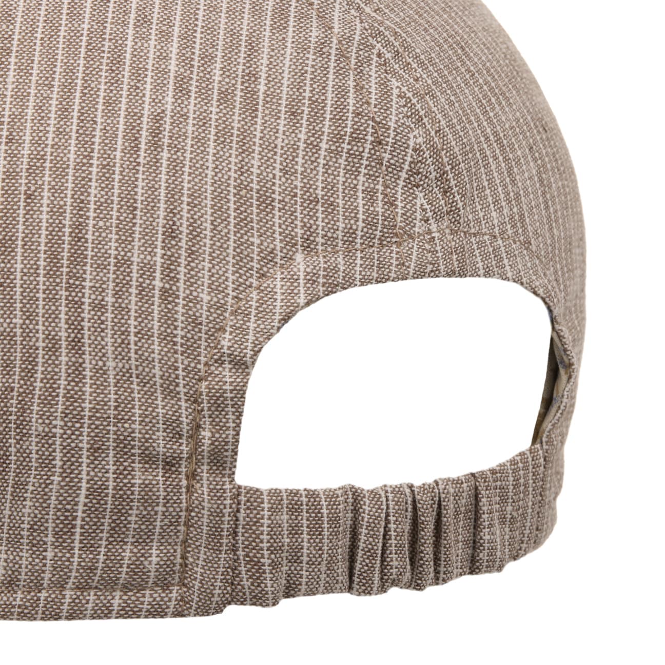Rosie Stripes Leinen Baumwolle Cap hellbraun 10