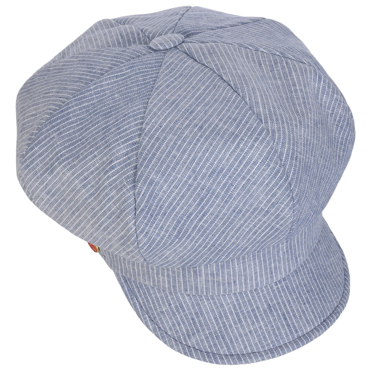 Camilla linne bomull newsboykeps blau 2