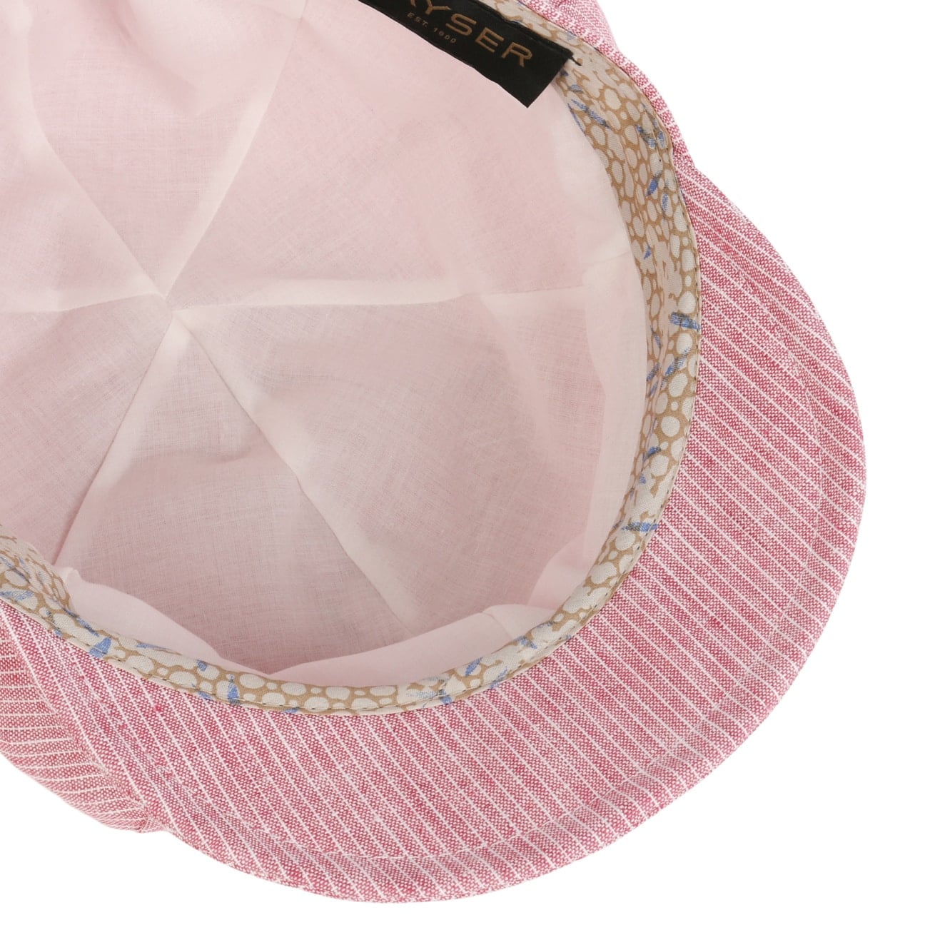 Camilla Leinen Baumwolle Ballonmütze rot 13